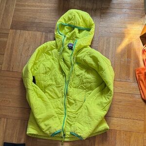 Patagonia Women's Bright Yellow Puffer Jacket